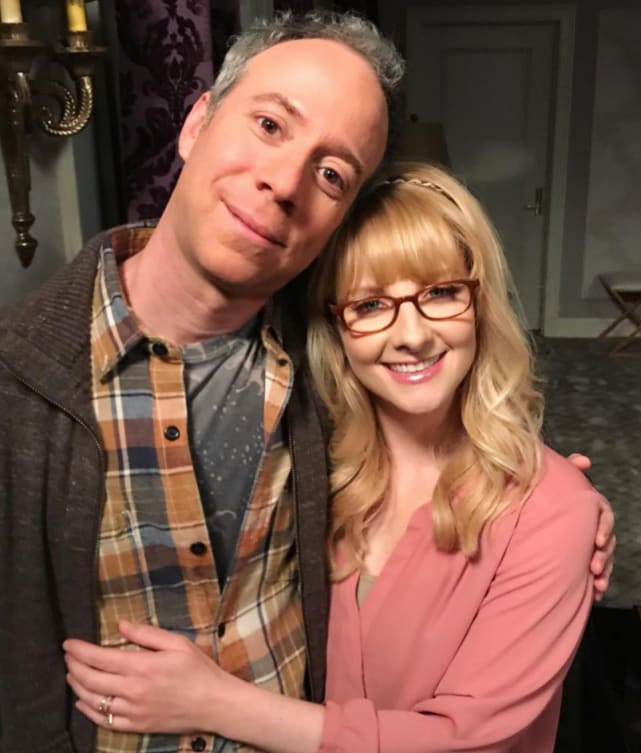Kevin Sussman and Melissa Rauch