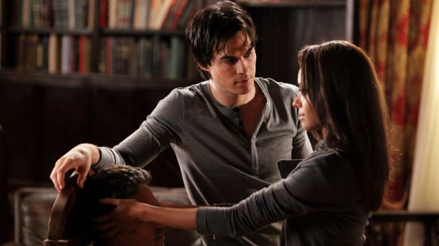 Bonnie and Damon - The Vampire Diaries