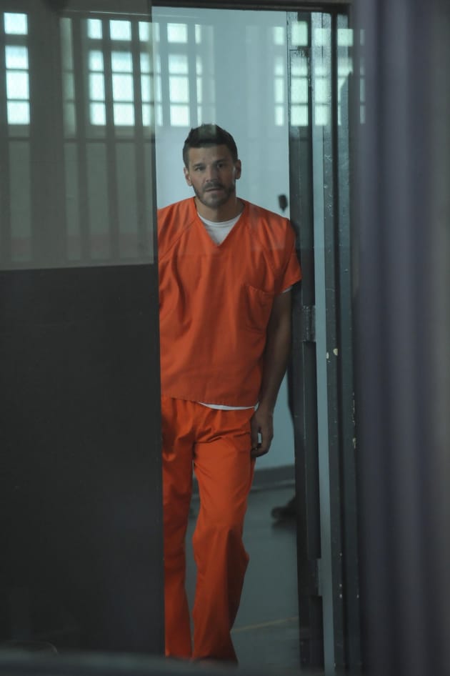 Booth Awaits Trial - Bones Season 10 Episode 1