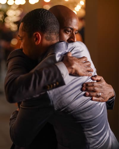 Tyrell and Rome Hug  - A Million Little Things Season 4 Episode 10