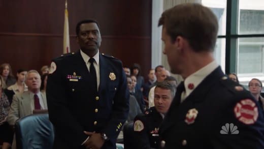 Boden standing - Chicago Fire Season 8 Episode 1