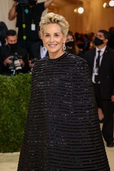 Sharon Stone Attends 2021 Met Gala