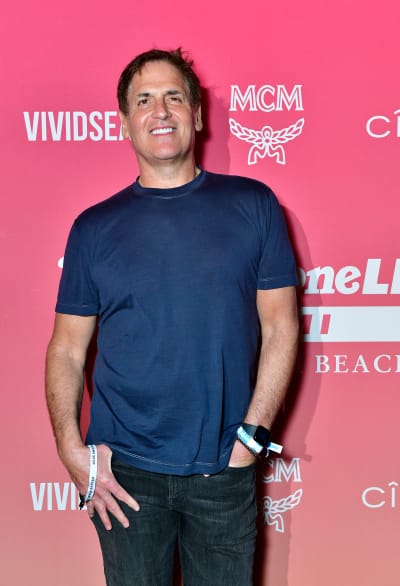 Mark Cuban attends the MCM x Rolling Pre-Super Bowl Event