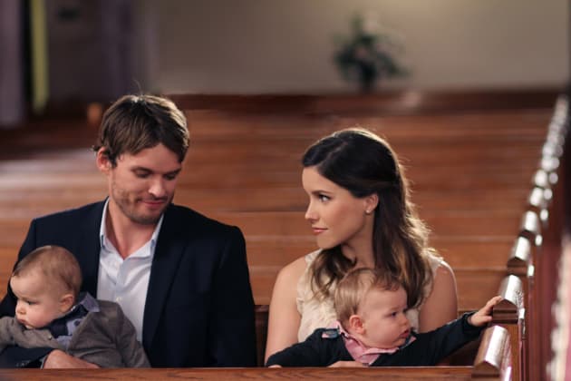 Julian and Brooke in Church