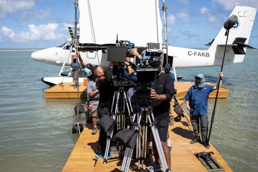 BTS Crew at Work on Fantasy Island