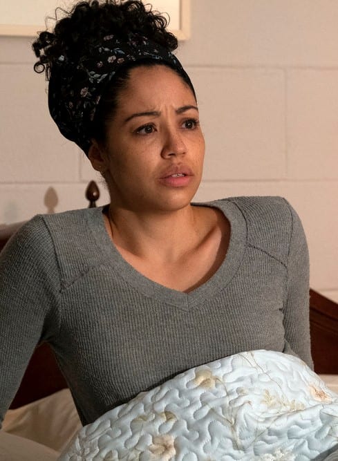 Finola in Bed - Debris Season 1 Episode 7