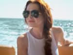 Lohan on a Boat - Lindsay Lohan's Beach Club