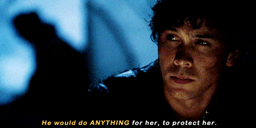When Bellamy showed how deeply he was devoted to Clarke on 2x09 "Remember Me”