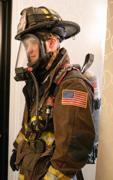 Casey suits up - Chicago Fire Season 8 Episode 14