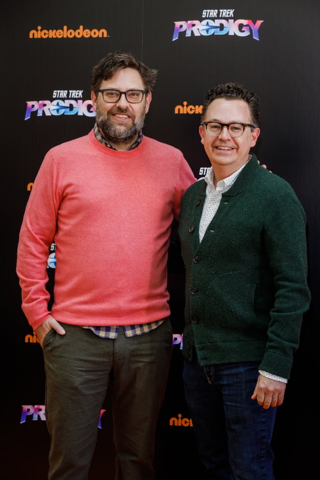 Kevin Hageman and Dan Hageman attend the Star Trek: Prodigy screening