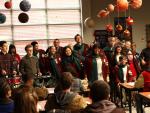 Glee Christmas Scene