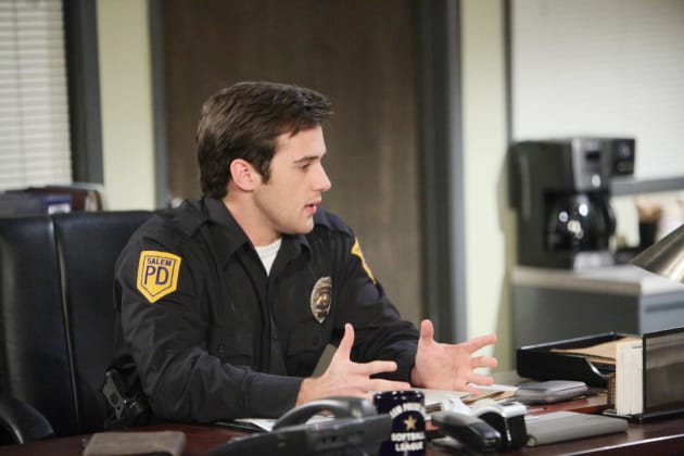 JJ at the Salem PD - Days of Our Lives