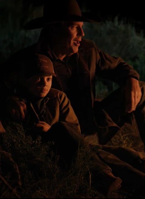 John and Tate at the Camp - Yellowstone Season 3 Episode 1