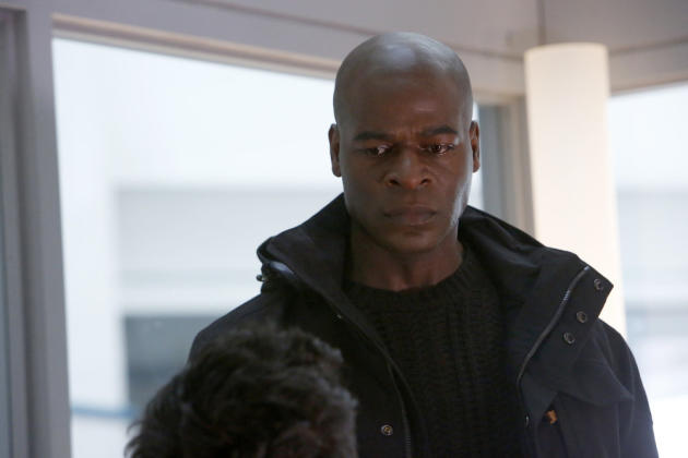Dembe doesn't look happy - The Blacklist Season 4 Episode 16