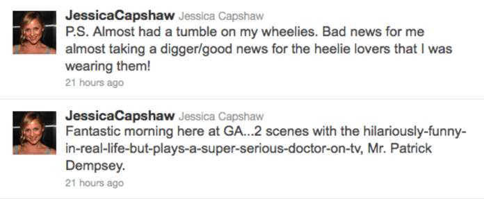 Jessica Capshaw Dishes On Tv Fanatic