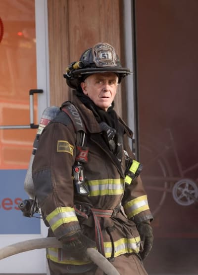Herrmann Takes a Moment - Chicago Fire Season 12 Episode 2