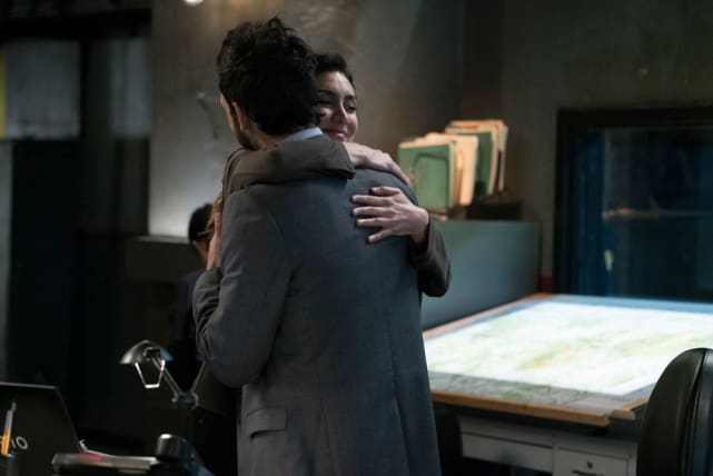 Samar hugs Aram! - The Blacklist Season 4 Episode 9
