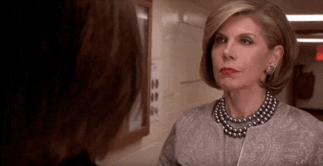 Diane Slaps Alicia - The Good Wife