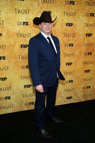 Brendan Fraser Attends Trust FYC Event