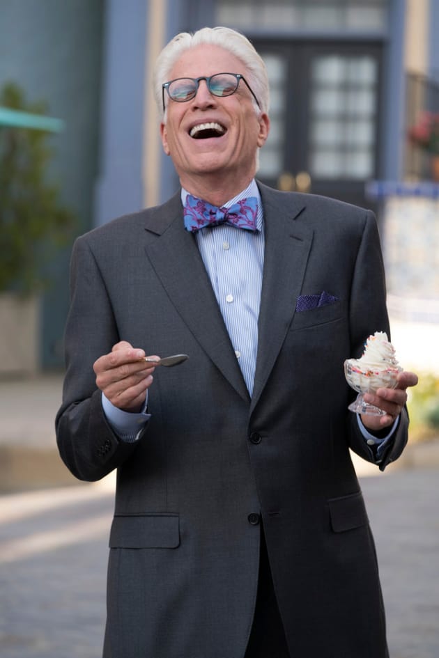 Michael and FroYo - The Good Place Season 2 Episode 7