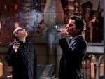 Mozzie and Neal Smoking