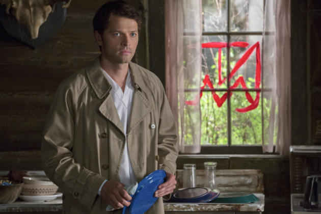Serious Castiel