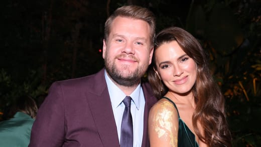 James Corden and Melia Kreiling attend the "Mammals" red carpet premiere 