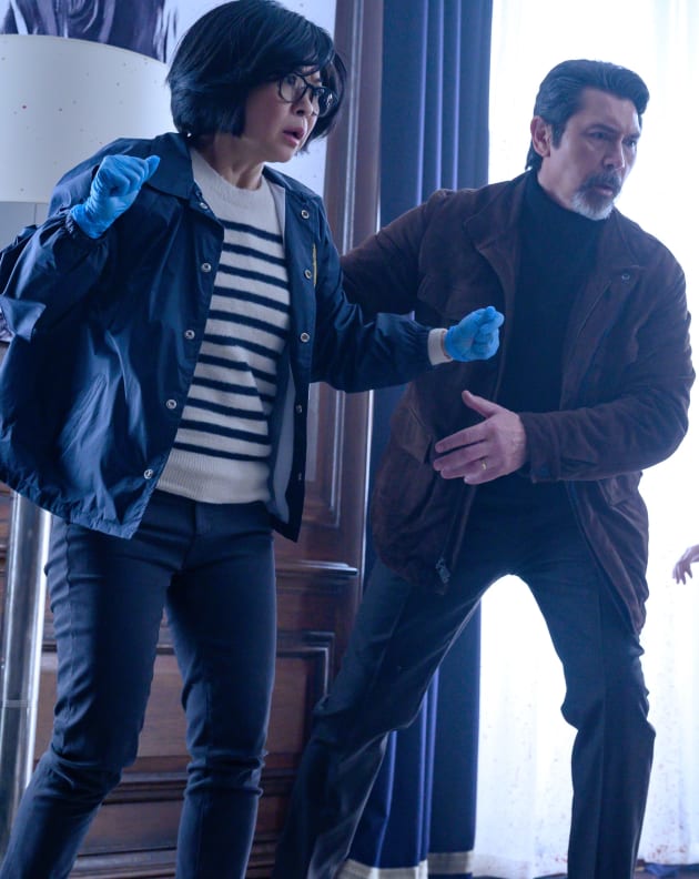Protecting Edrisa - Tall - Prodigal Son Season 1 Episode 13