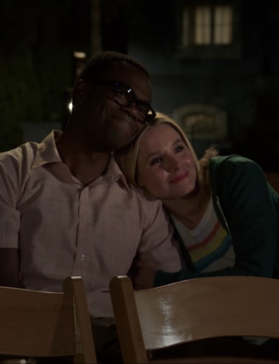 Eleanor and Chidi Watch Their Lives - The Good Place Season 3 Episode 13