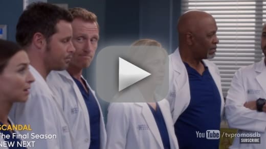 Greys anatomy promo may the odds be in their favor
