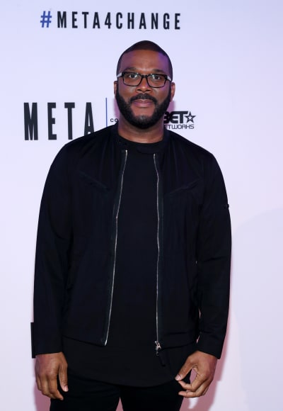 Tyler Perry Attends META Event