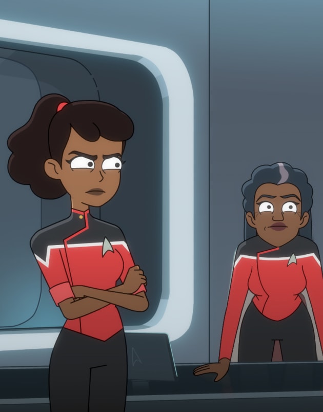Irate Daughter and Mom - Star Trek: Lower Decks Season 1 Episode 10