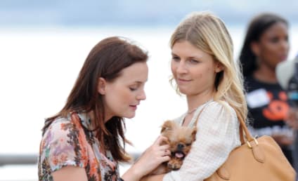 Leighton Meester and Clemence Poesy Make a Friend