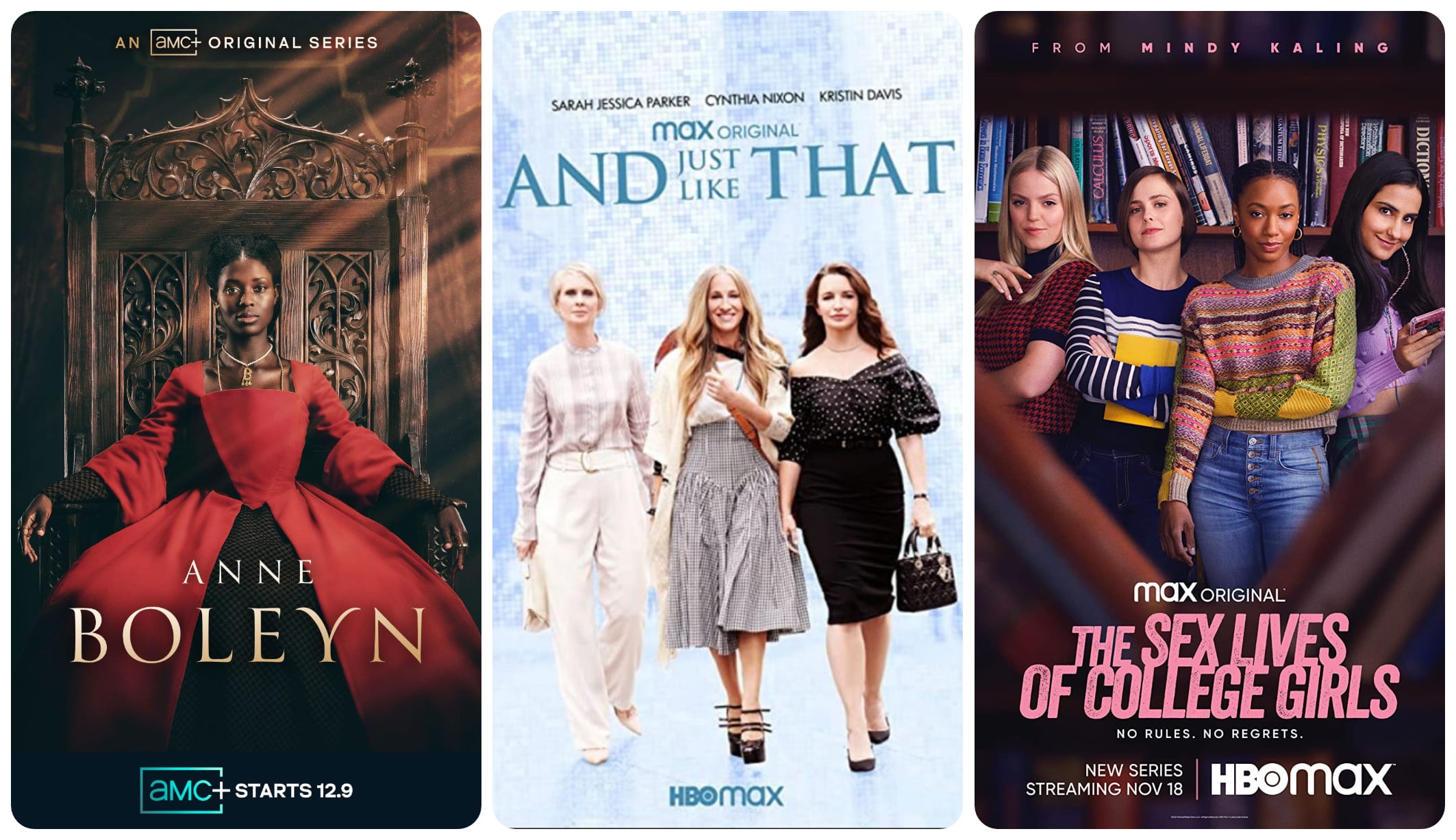 What to Watch Anne Boleyn, The Sex Lives of College Girls Finale, And Just Like That... What to Watch Anne Boleyn, The Sex Lives of College Girls Finale, And Just Like That... picture