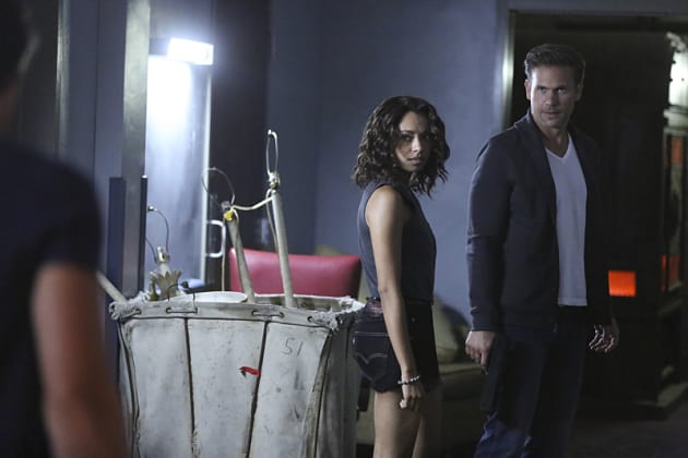 Bonnie and Alaric - The Vampire Diaries Season 7 Episode 3