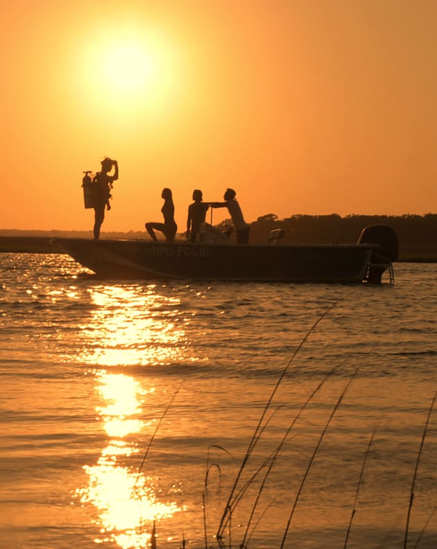 Shooting at Sunset