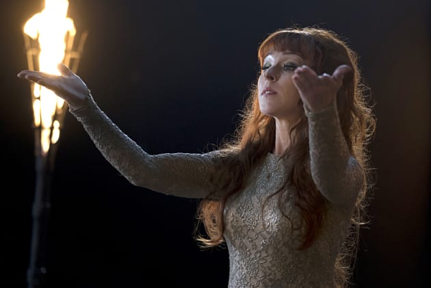 Rowena up to no good - Supernatural Season 11 Episode 9