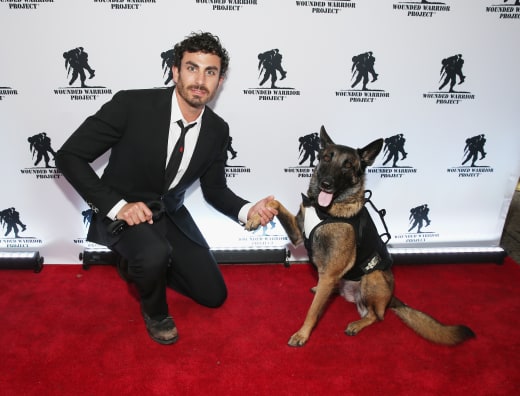 Justin Melnick and Dita The Dog