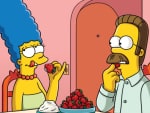 Marge and Ned Share Fruit