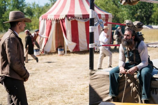Damnation Season 1 Episode 5 Review Den Of Lost Souls Tv Fanatic Last week, sam reilly's body had no chance to rest in peace before it was found crucified in town. damnation season 1 episode 5 review