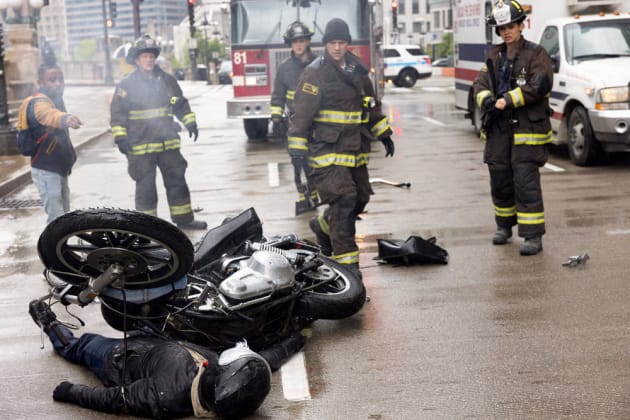 A Motorcycle Accident - Chicago Fire - TV Fanatic