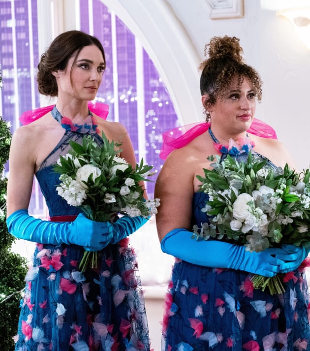 Ugly Bridesmaid Dresses -tall - The Big Leap Season 1 Episode 9