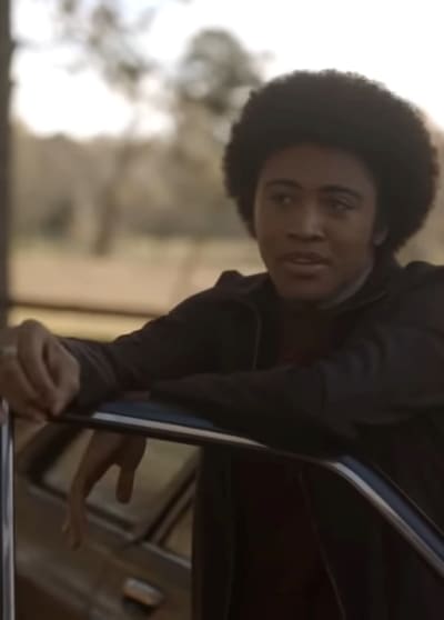 MG talking out of the car window - Legacies Season 4 Episode 11