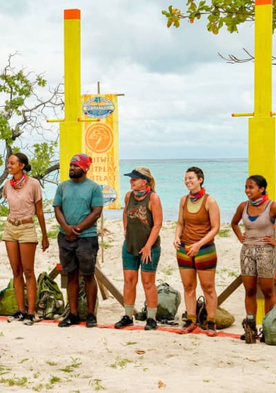 Waiting to start the challenge - Survivor Season 41 Episode 9