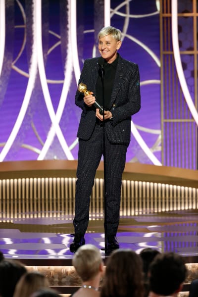 Ellen DeGeneres With Award