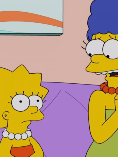 Marge Worries About Lisa - The Simpsons