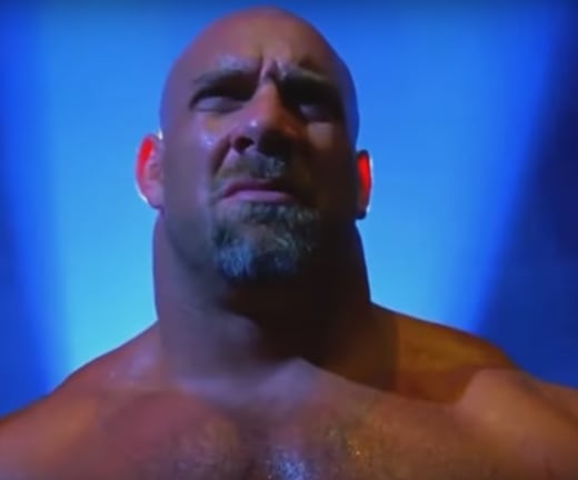 Goldberg enters the match