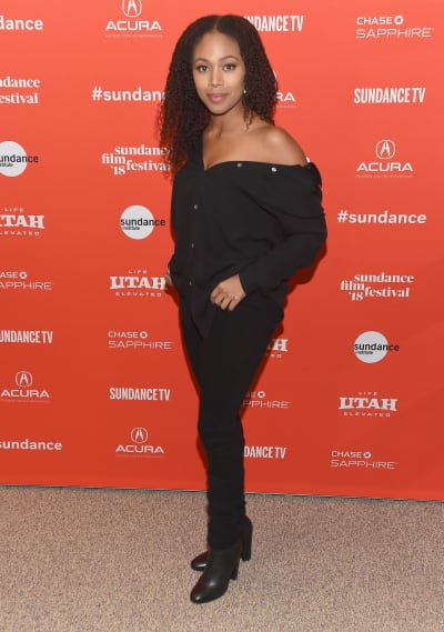 Nicole Beharie Attends Premiere
