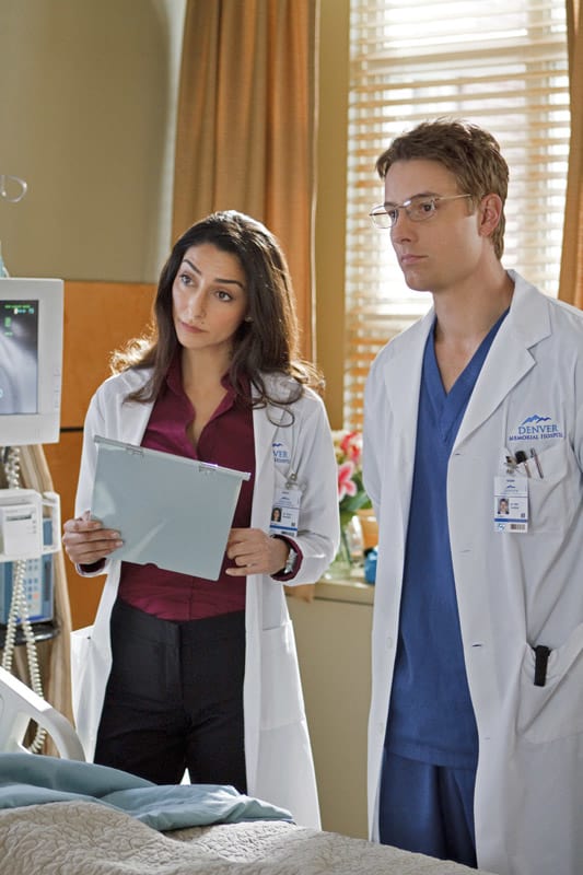 Necar Azadegan and Justin Hartley