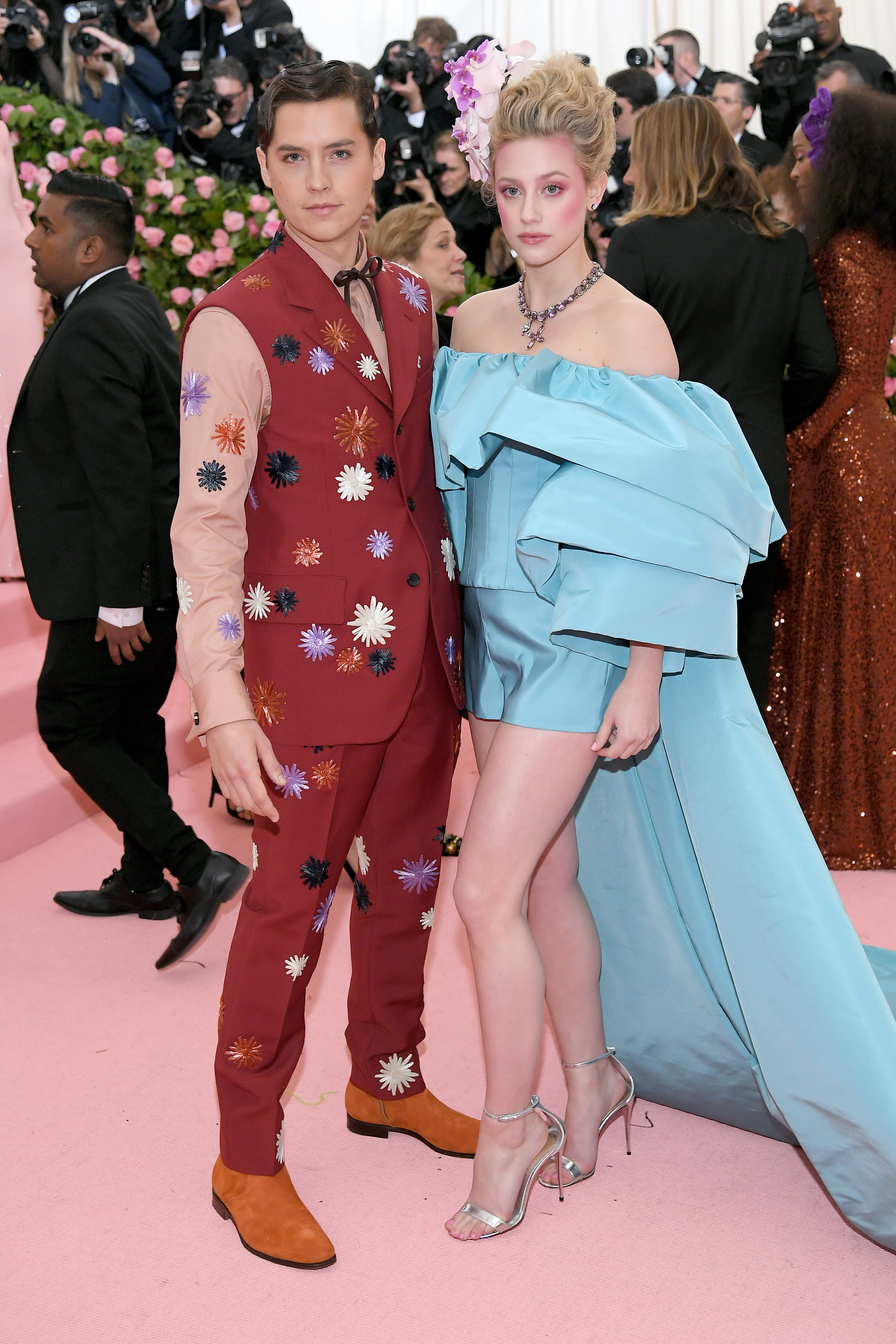 Cole Sprouse and Lili Reinhart Attend ...